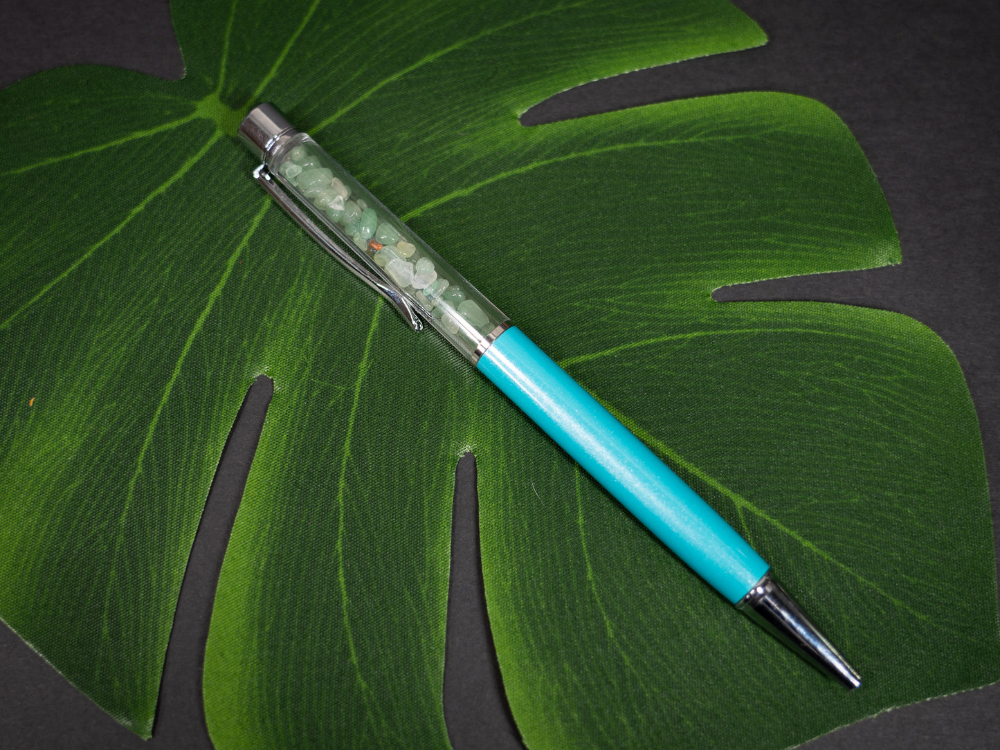 Handcrafted Gemstone Filled Pens