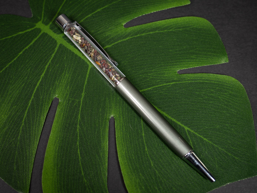 Handcrafted Gemstone Filled Pens