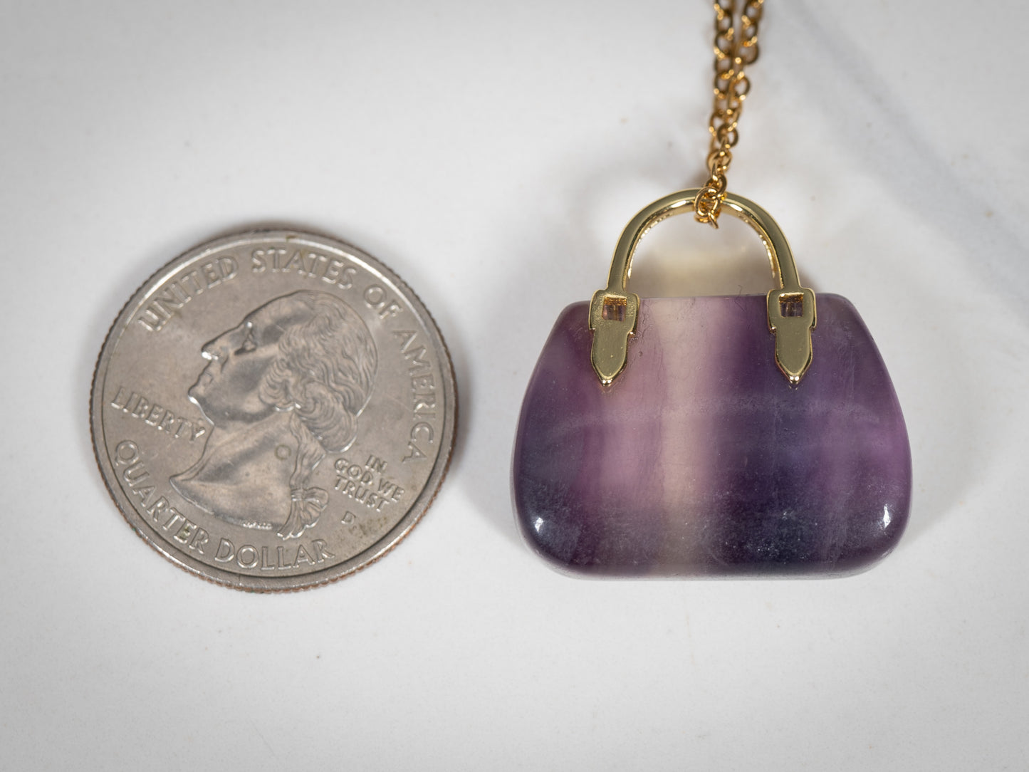Gemstone Purse Necklaces