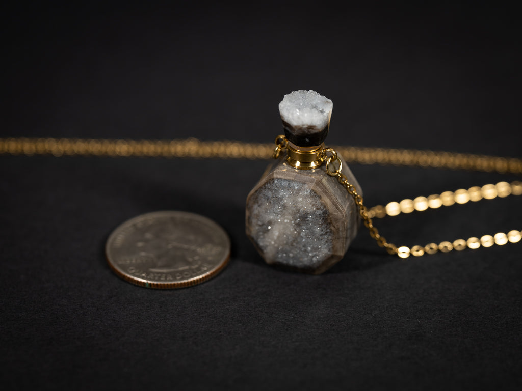 Druzy Bottle Necklaces