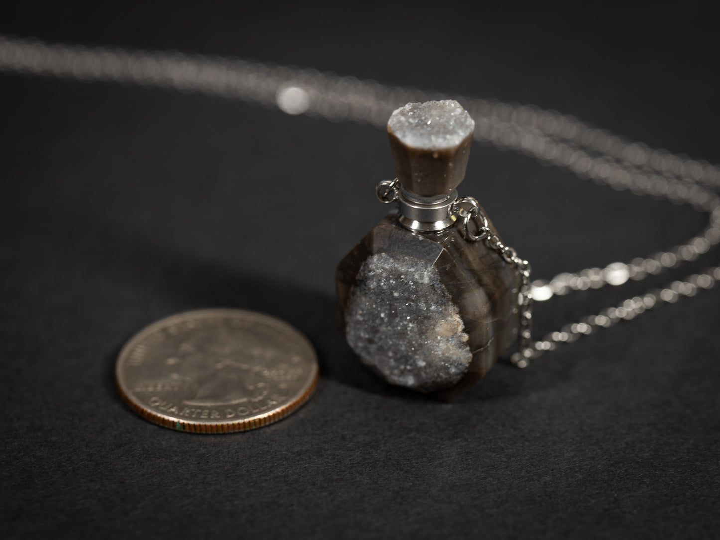 Druzy Bottle Necklaces