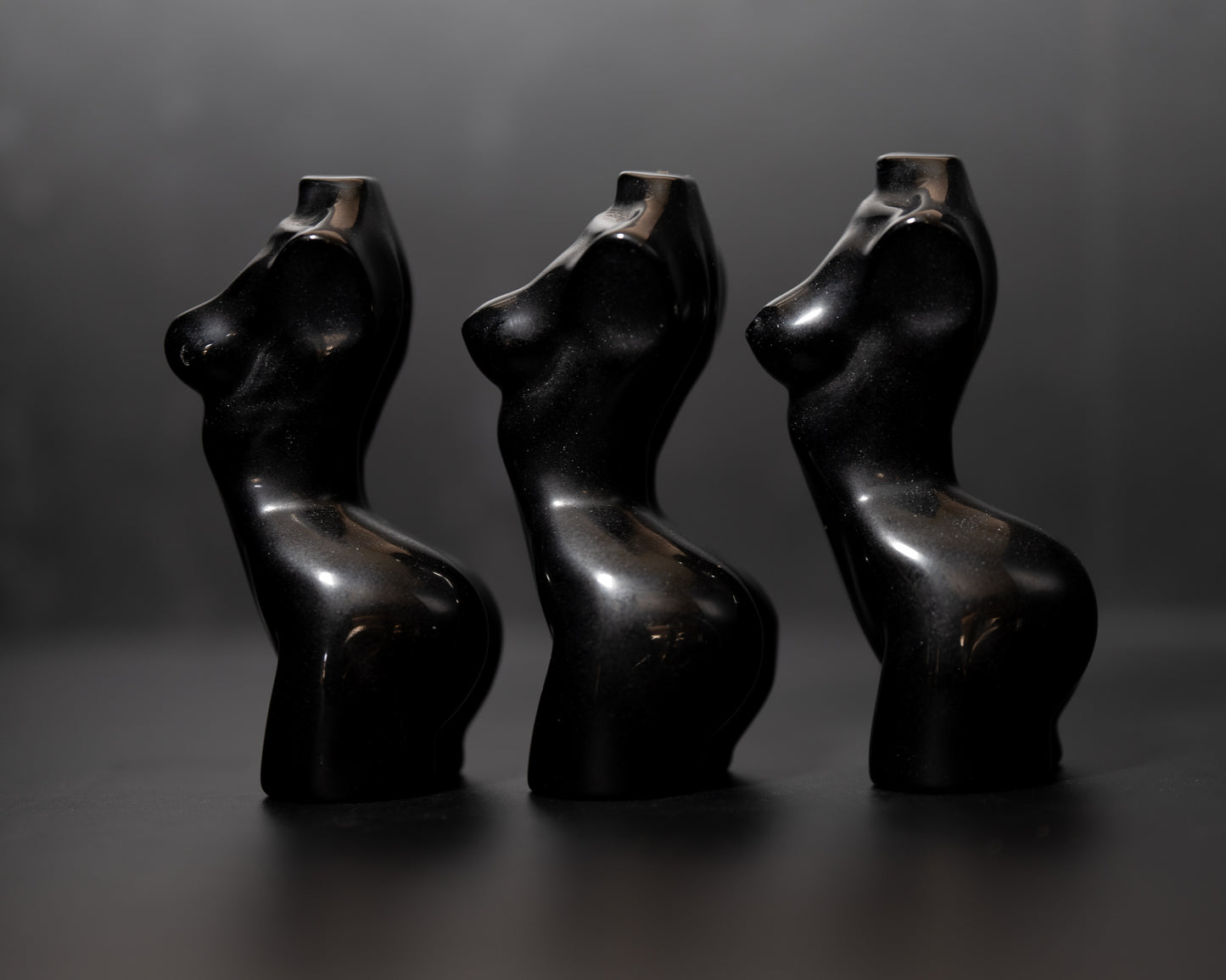 Obsidian Goddess figures