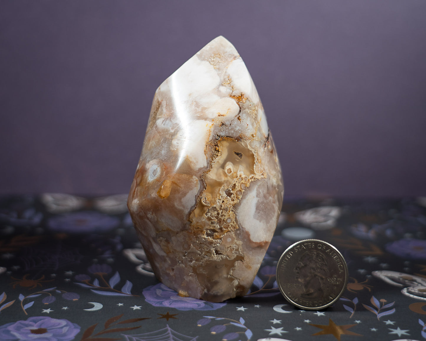 Flower Agate Flame