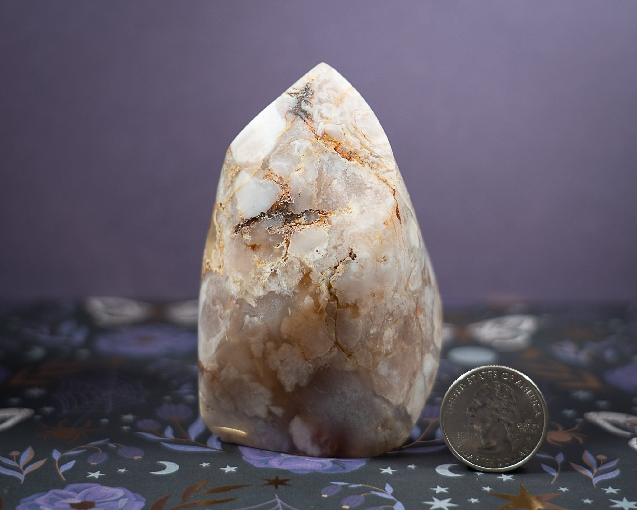Flower Agate Flame