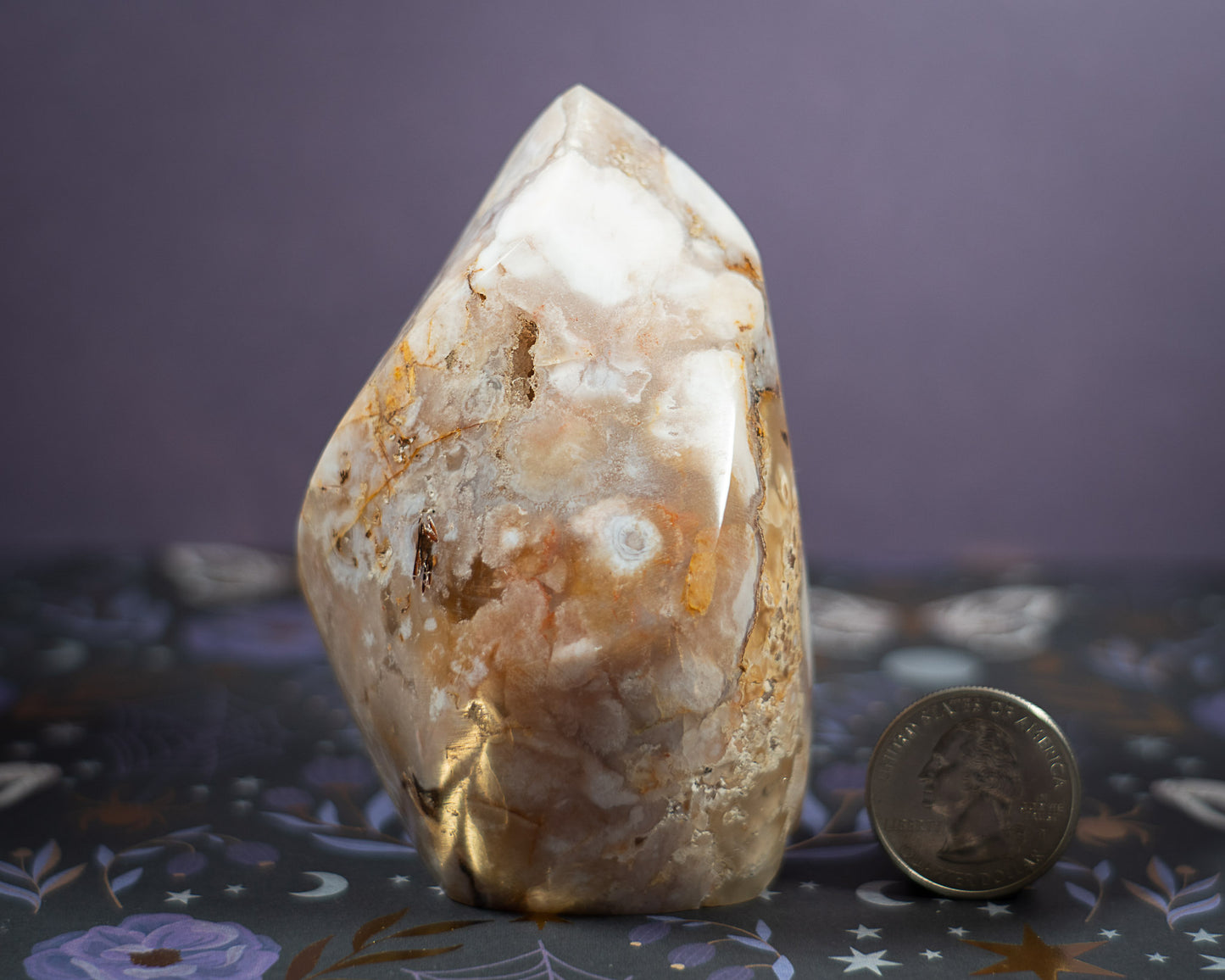 Flower Agate Flame