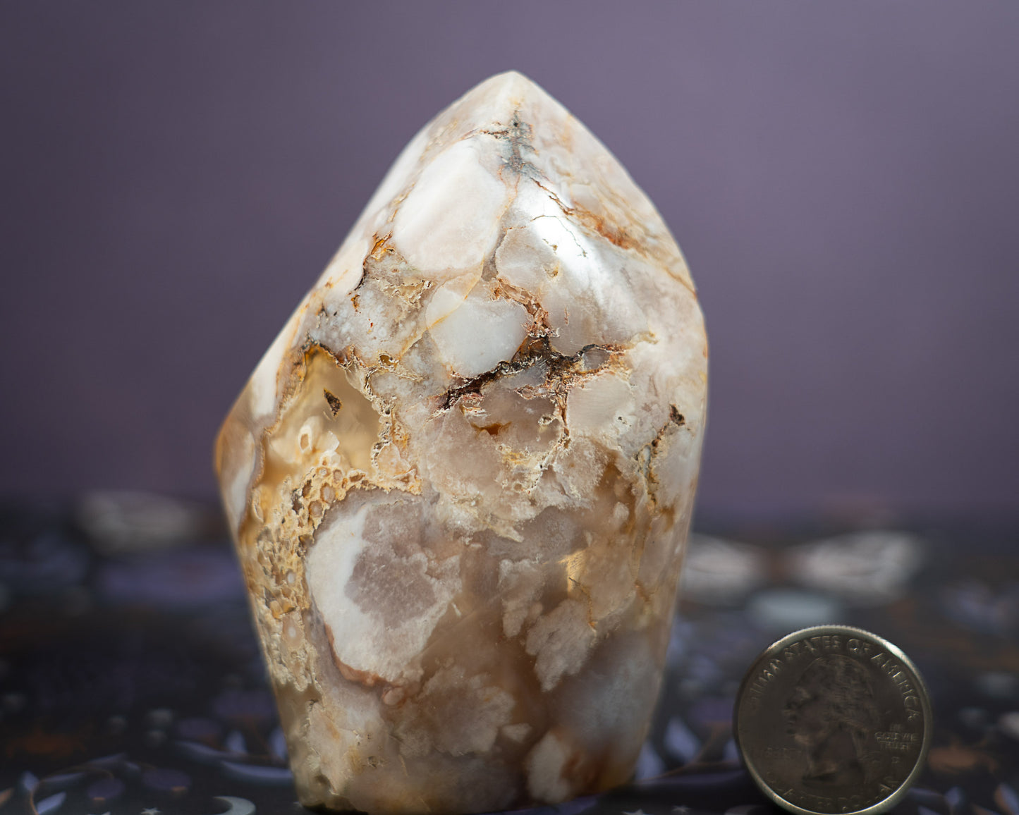 Flower Agate Flame
