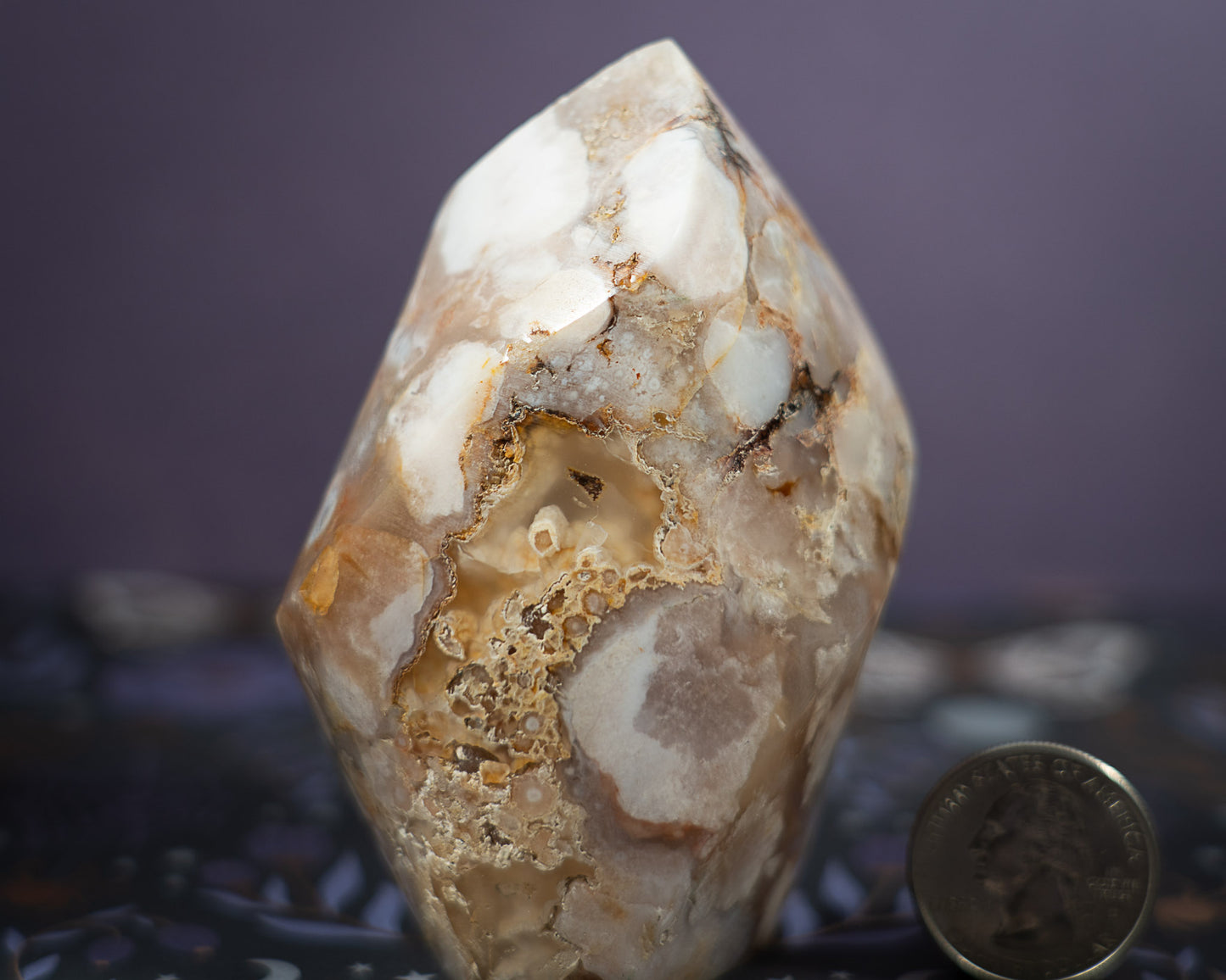 Flower Agate Flame