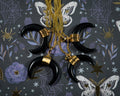 Obsidian Moon Necklace