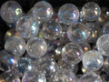 Small Aura Clear Quartz spheres
