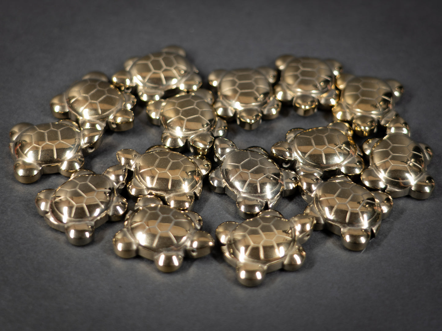Tiny Pyrite Turtles