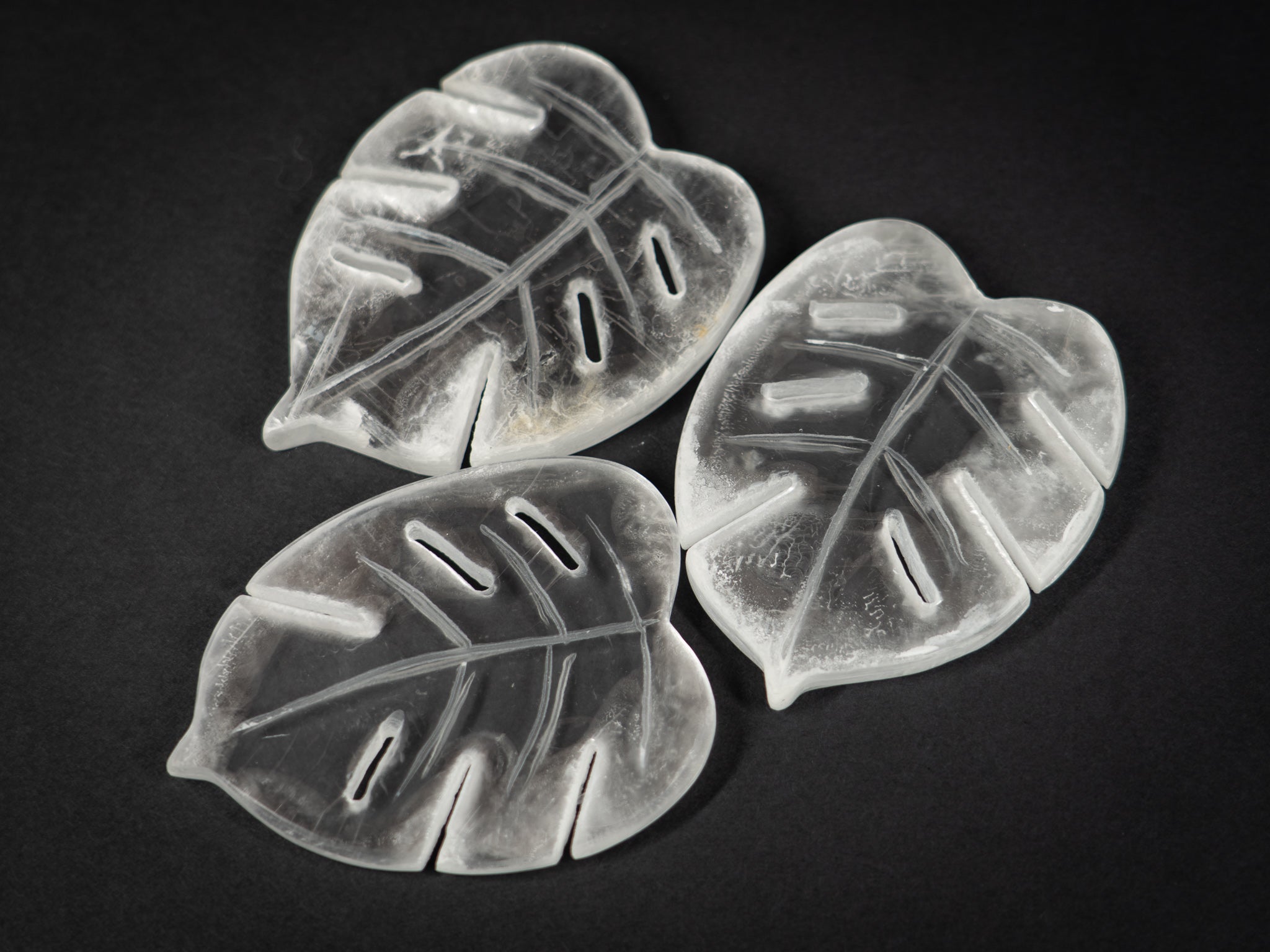 Selenite Tropical Leaf
