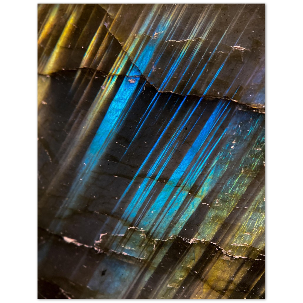 Labradorite Macro - Poster