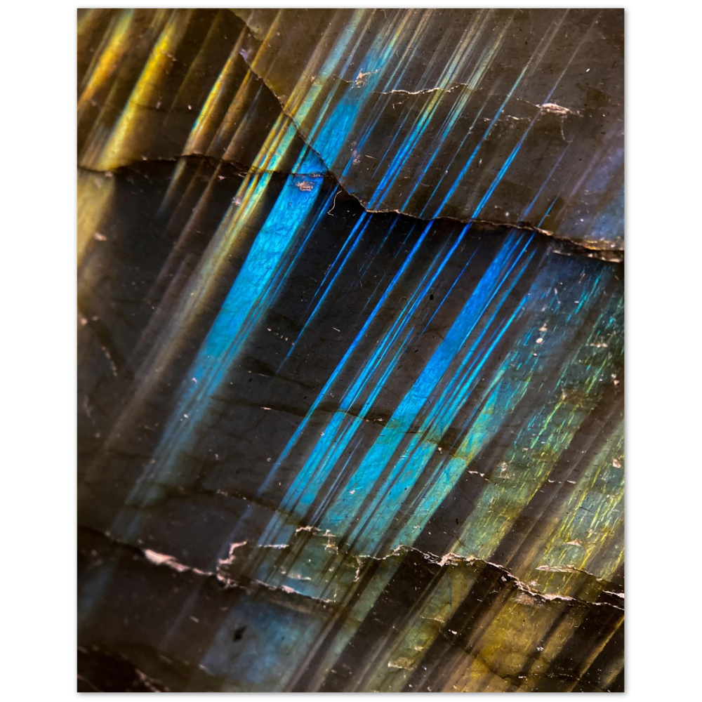 Labradorite Macro - Poster