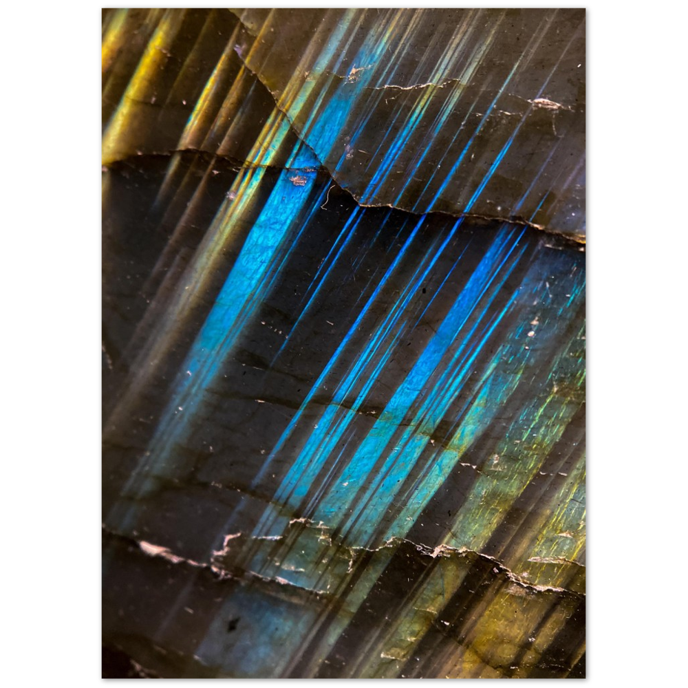 Labradorite Macro - Poster